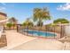 Fenced in swimming pool and outdoor patio area with gazebo for outdoor entertainment at 5525 N 21St Ave, Phoenix, AZ 85015
