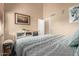 Cozy bedroom with neutral paint and carpet at 7920 E Via Camello -- # 48, Scottsdale, AZ 85258