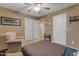 Spacious bedroom featuring a reading nook and white doors at 8761 W Mary Ann Dr, Peoria, AZ 85382