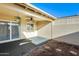Private outdoor patio perfect for relaxing and entertaining at 10909 W Santa Fe Dr, Sun City, AZ 85351