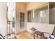 Outdoor patio with seating and a view, perfect for relaxing and enjoying the fresh air at 14145 N 92Nd St # 1031, Scottsdale, AZ 85260