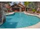 Beautiful swimming pool with a gazebo and poolside seating, perfect for relaxation at 14145 N 92Nd St # 1031, Scottsdale, AZ 85260