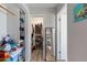 Walk-in closet with shelving for clothes and shoes at 14633 N Boswell Blvd, Sun City, AZ 85351