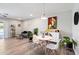 Bright living room featuring modern furnishings, light wood floors, and stylish decor at 14633 N Boswell Blvd, Sun City, AZ 85351