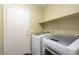 Convenient laundry room with modern washer and dryer, offering ease of use at 15911 W Carmen Dr, Surprise, AZ 85374