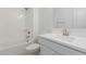 Bathroom featuring a tub and single sink vanity at 21640 E Roundup Way, Queen Creek, AZ 85142