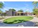 Backyard with putting green, perfect for entertaining at 2425 E Harvard St, Phoenix, AZ 85008
