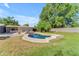 Relaxing backyard features refreshing swimming pool, perfect for hot summer days at 2425 E Harvard St, Phoenix, AZ 85008