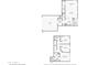 Detailed floor plan showcasing the layout of the home's two floors with labeled rooms and dimensions at 2727 S Equestrian Dr # 103, Gilbert, AZ 85295