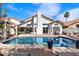 Backyard oasis featuring a private pool, patio area, and beautifully landscaped surroundings at 4805 E Monte Cristo Ave, Scottsdale, AZ 85254