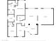 Floor plan showing the layout of the home at 8303 E Monterey Ave, Mesa, AZ 85209