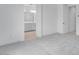 The main bedroom leads into the ensuite bathroom in this house at 16778 W Yucatan Dr, Surprise, AZ 85378