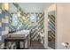 Modern bathroom with a double sink vanity and colorful tiles at 3027 N 21St Pl, Phoenix, AZ 85016