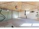 The interior of the shed has a high wood plank ceiling and concrete floor at 3027 N 21St Pl, Phoenix, AZ 85016