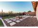 Enjoy a relaxing evening by the fire pit in this backyard with a view of the desert and mountain at 30816 N 138Th Ave, Peoria, AZ 85383