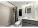 Modern bathroom featuring a walk-in shower and updated vanity at 13204 N 3Rd Way, Phoenix, AZ 85022