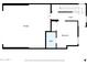 Floor plan featuring a garage, foyer, bedroom, and bath at 1724 E Bridgeport Pkwy, Gilbert, AZ 85295