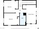 Floor plan features two bedrooms, a hall, a Gathering room, and a bath at 1724 E Bridgeport Pkwy, Gilbert, AZ 85295