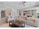 Spacious living room with a comfortable sectional sofa, modern decor, and open concept design at 4330 S Neutron --, Mesa, AZ 85212
