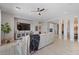 Cozy living room with a large TV, comfortable seating, and stylish decor at 4330 S Neutron --, Mesa, AZ 85212