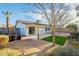 Picture of backyard with patio, desert landscaping, and mature trees for shade and appeal at 4932 W Golden Ln, Glendale, AZ 85302