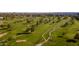 Panoramic aerial view of the community golf course, providing a scenic backdrop at 5223 N 24Th St # 108, Phoenix, AZ 85016