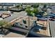 Aerial view of a property showcasing desert landscaping and neighborhood surroundings at 5942 W Seldon Ln, Glendale, AZ 85302