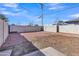 A spacious backyard with potential for landscaping and outdoor activities at 5942 W Seldon Ln, Glendale, AZ 85302