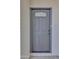 Stylish front door with glass window at 5942 W Seldon Ln, Glendale, AZ 85302