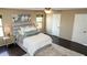 Comfortable bedroom featuring a ceiling fan, a patterned rug and great natural light at 7500 E Deer Valley Rd # 59, Scottsdale, AZ 85255