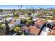 Stunning aerial view of the property showcasing its tile roof and lush landscaping at 7504 N Via De La Siesta --, Scottsdale, AZ 85258