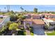 Stunning aerial view of a charming home with red tile roof, lush landscaping, and a private courtyard at 7504 N Via De La Siesta --, Scottsdale, AZ 85258