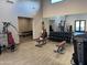 Fully-equipped gym with weights and strength training machines at 15921 E Ridgestone Dr, Fountain Hills, AZ 85268