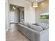 Modern living room with plush seating and a flat-screen television at 15921 E Ridgestone Dr, Fountain Hills, AZ 85268