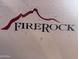 Close-up of the FireRock community sign at 15921 E Ridgestone Dr, Fountain Hills, AZ 85268