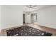 Bright bedroom with ceiling fan and sliding glass doors leading to outdoor patio at 1713 E Westchester Dr, Tempe, AZ 85283