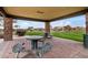View of the covered picnic tables and seating available at the community recreational area and playground at 1752 N Harper --, Mesa, AZ 85207