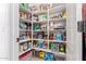 Well-stocked walk-in pantry with ample shelving and storage space for food and household items at 21842 E Via De Olivos --, Queen Creek, AZ 85142