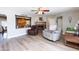 Comfortable living room with fireplace and cozy seating area at 22102 W Ripple Rd, Buckeye, AZ 85326