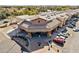 Close aerial view showcasing the landscaping, parking and building architecture at 2770 W Kent Dr, Chandler, AZ 85224