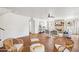 Spacious living room with tile floors, a fireplace, and stylish decor throughout at 2770 W Kent Dr, Chandler, AZ 85224