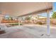 Covered patio area perfect for outdoor entertaining with concrete floors and a view of the backyard at 2770 W Kent Dr, Chandler, AZ 85224