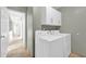 Laundry room with white washer and dryer set at 3060 W Roberta Dr, Phoenix, AZ 85083