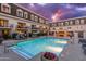 Resort-style pool with lounge chairs offers a relaxing outdoor space in this well-maintained community at 4438 N 27Th St # 24, Phoenix, AZ 85016