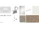 Close-up of the bathroom and flooring options featuring modern finishes and neutral colors at 46940 W Coe St, Maricopa, AZ 85139