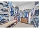 Spacious walk-in closet with ample storage and shelving for clothing and shoes at 5172 S Seton Ave, Gilbert, AZ 85298