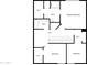 Upstairs floor plan featuring primary bedroom, two bedrooms, two bathrooms, walk-in closets, and hall at 7009 W Lincoln St, Peoria, AZ 85345