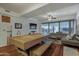Bright living space featuring a large window and modern table at 7147 E Rancho Vista Dr # 4007, Scottsdale, AZ 85251