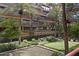 Zen-like water feature, putting green and landscaping offering serene views within this multi-level condominium at 7147 E Rancho Vista Dr # 4007, Scottsdale, AZ 85251