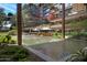 A large, decorative water feature graces the exterior of this community and is surrounded by beautiful landscaping at 7147 E Rancho Vista Dr # 4007, Scottsdale, AZ 85251